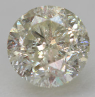 0.52 CARAT K COLOR SI2 ROUND BRILLIANT NATURAL EARTH MINED LOOSE DIAMOND FOR RING 4.95MM *360 REAL VIDEO & PICTURES