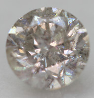 0.51 CARAT FANCY SILVER SI3 ROUND BRILLIANT NATURAL EARTH MINED LOOSE DIAMOND 4.96MM *360 PROFESSIONAL VIDEO & PICTURES