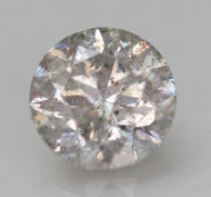 1.04 CARAT LIGHT SILVER SI3 ROUND BRILLIANT NATURAL EARTH MINED LOOSE DIAMOND 6.21MM *360 PROFESSIONAL VIDEO & PICTURES