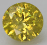 0.50 CARAT CANARY YELLOW SI2 ROUND BRILLIANT NATURAL EARTH MINED LOOSE DIAMOND 5.13MM *360 PROFESSIONAL VIDEO & PICTURES