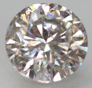 0.52 CARAT LIGHT SILVER SI2 ROUND BRILLIANT NATURAL EARTH MINED LOOSE DIAMOND 5.13MM *360 PROFESSIONAL VIDEO & PICTURES