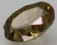 0.43 Carat Yellow Brown VVS2 Oval Natural EARTH MINED Loose Diamond 5.60X4.91mm *360 PROFESSIONAL VIDEO & PICTURES