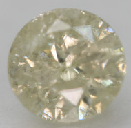 0.51 Carat Light Yellow Round Brilliant Natural Earth Mined Loose Diamond For Ring 5.11mm *360 REAL VIDEO & PICTURES