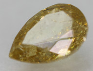 0.30 Carat Int Yellow SI3 Pear Shape Natural EARTH MINED Loose Diamond 5.09X3.53mm *360 PROFESSIONAL VIDEO & PICTURES
