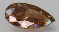 0.33 Carat Orange Red Brown SI2 Pear Shape Natural EARTH MINED Loose Diamond 6.27X3.46mm *360 REAL VIDEO & PICTURES