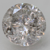 0.53 Carat Top Light Silver Round Brilliant Natural Earth Mined Loose Diamond For Ring 5.11mm *360 REAL VIDEO & PICTURES
