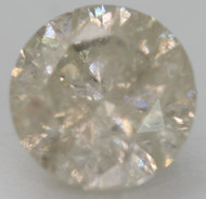 1.15 Carat J Color Round Brilliant Natural EARTH MINED Loose Diamond For Jewelry 6.39mm *360 REAL VIDEO & PICTURES