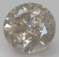 1.47 Carat Light Silver Round Brilliant Natural Earth Mined Loose Diamond For Ring 7.07mm *360 REAL VIDEO & PICTURES