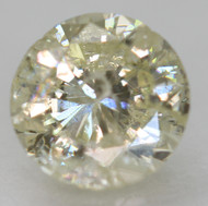 0.52 Carat K Color Round Brilliant Natural EARTH MINED Loose Diamond For Jewelry 4.97mm *360 REAL VIDEO & PICTURES