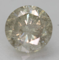0.53 Carat Light Brownish Yellow Round Brilliant Natural Earth Mined Loose Diamond For Ring 4.98mm *360 VIDEO & PICTURES