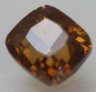 0.39 Carat Orangy Brown SI2 Cushion Natural EARTH MINED Loose Diamond 3.93X3.53mm *360 PROFESSIONAL VIDEO & PICTURES