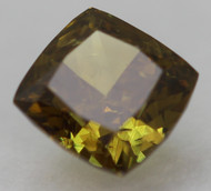 0.27 Carat Green Brown VS2 Cushion Natural EARTH MINED Loose Diamond 3.70X3.55mm *360 PROFESSIONAL VIDEO & PICTURES