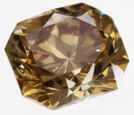 0.32 Carat Fancy Intense Brownish Yellow Radiant Natural Earth Mined Loose Diamond For Ring 4.30X3.28mm *REAL IS DIAMOND