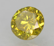 0.04 CARAT CANARY YELLOW ROUND BRILLIANT NATURAL EARTH MINED LOOSE DIAMOND FOR RING 2.19MM *REAL IS RARE. REAL DIAMOND