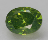 0.24 CARAT FANCY VIVID GREEN VS1 OVAL NATURAL EARTH MINED LOOSE DIAMOND FOR JEWELRY 4.30X3.28MM *360 VIDEO & PICTURES