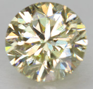 CERTIFIED 0.60 CARAT FANCY YELLOW VS1 ROUND BRILLIANT NATURAL EARTH MINED LOOSE DIAMOND 5.27MM *360 REAL VIDEO & IMAGES