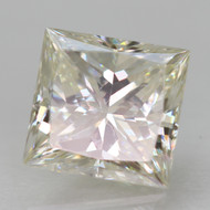 0.42 CARAT H COLOR VVS2 PRINCESS NATURAL EARTH MINED LOOSE DIAMOND FOR JEWELRY 4.33X4.18MM *360 REAL VIDEO & PICTURES