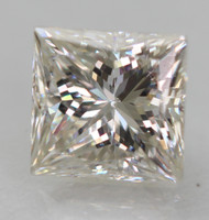 0.38 CARAT H COLOR VVS2 PRINCESS NATURAL EARTH MINED LOOSE DIAMOND FOR JEWELRY 4.02X3.87MM *360 REAL VIDEO & PICTURES
