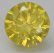 CERTIFIED 1.00 CARAT FANCY CANARY YELLOW VS2 ROUND BRILLIANT NATURAL EARTH MINED LOOSE DIAMOND 6.26MM  *360 VID & PICS