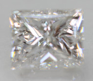 Certified 0.62 Carat D Color VS1 Princess Natural EARTH MINED Loose Diamond For Ring 5.04x4.04mm  *360 VIDEO & IMAGES