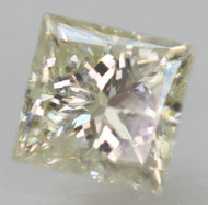 CERTIFIED 1.76 CARAT J COLOR VS1 PRINCESS NATURAL EARTH MINED LOOSE DIAMOND FOR RING 6.76X6.49MM  *360 VIDEO & IMAGES