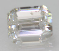 CERTIFIED 1.24 CARAT E COLOR SI1 EMERALD NATURAL EARTH MINED LOOSE DIAMOND FOR RING 6.18X5.16MM  *360 VIDEO & IMAGES