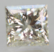 CERTIFIED 1.42 CARAT I COLOR VS1 PRINCESS NATURAL EARTH MINED LOOSE DIAMOND FOR RING 6.09X5.83MM  *360 VIDEO & IMAGES