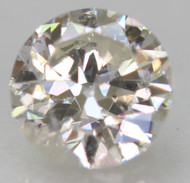 0.38 Carat G Color VS2 Round Brilliant Natural EARTH MINED Loose Diamond For Jewelry 4.76mm