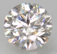 0.39 Carat E Color SI1 Round Brilliant Natural EARTH MINED Loose Diamond For Jewelry 4.62mm