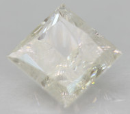 0.80 Carat F Color Princess Natural EARTH MINED Loose Diamond For Jewelry 5.62X5.52mm