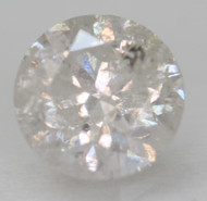 0.57 Carat F Color Round Brilliant Natural EARTH MINED Loose Diamond For Jewelry 5.21mm