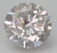 0.23 Carat Light Gray Round Brilliant Natural EARTH MINED Loose Diamond For Jewelry 6.82mm