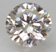 0.36 Carat H Color SI1 Round Brilliant Natural EARTH MINED Loose Diamond For Jewelry 4.56mm