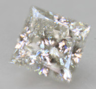 Certified 1.08 Carat F Color VS2 Princess ROSE CUT Natural EARTH MINED Loose Diamond For Ring 5.8x5.58mm  * VIDEO & PICS