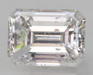CERTIFIED 0.50 CARAT D COLOR SI1 EMERALD NATURAL EARTH MINED LOOSE DIAMOND FOR RING 5.27X3.87MM  *360 VIDEO & IMAGES