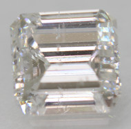 CERTIFIED 0.61 CARAT D COLOR SI1 EMERALD NATURAL EARTH MINED LOOSE DIAMOND FOR RING 4.95X4.87MM  *360 VIDEO & IMAGES