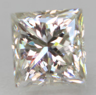CERTIFIED 0.60 CARAT G COLOR VVS1 PRINCESS NATURAL EARTH MINED LOOSE DIAMOND FOR RING 4.42X4.22MM  *360 VIDEO & IMAGES