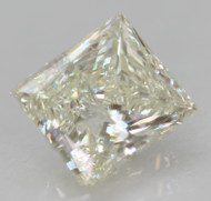 CERTIFIED 0.64 CARAT I COLOR VVS2 PRINCESS NATURAL EARTH MINED LOOSE DIAMOND FOR RING 5.42X4.78MM  *360 VIDEO & IMAGES