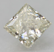 CERTIFIED 0.50 CARAT H COLOR VVS2 PRINCESS NATURAL EARTH MINED LOOSE DIAMOND FOR RING 4.52X4.41MM  *360 VIDEO & IMAGES