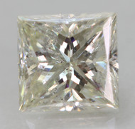 CERTIFIED 0.57 CARAT H COLOR VS2 PRINCESS NATURAL EARTH MINED LOOSE DIAMOND FOR RING 4.85X4.66MM  *360 VIDEO & IMAGES