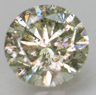 CERTIFIED 1.05 CARAT YELLOW GREEN SI3 ROUND BRILLIANT NATURAL EARTH MINED LOOSE DIAMOND 6.37MM  *360 REAL VIDEO & IMAGES