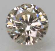 0.19 Carat Fancy Light Yellowish Brown VVS2 Round Brilliant Natural EARTH MINED Loose Diamond 3.73mm *360 VIDEO & PICS