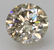 0.47 Carat Top Top Light Brown SI2 Round Brilliant Natural EARTH MINED Loose Diamond 5.01mm *360 REAL VIDEO & PICTURES