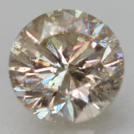 0.70 CARAT LIGHT YELLOWISH BROWN SI2 ROUND BRILLIANT NATURAL EARTH MINED LOOSE DIAMOND 5.48MM *360 REAL VIDEO & PICTURES