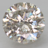 0.65 CARAT I COLOR SI2 ROUND BRILLIANT NATURAL EARTH MINED LOOSE DIAMOND FOR JEWELRY 5.53MM *360 REAL VIDEO & PICTURES