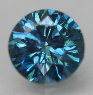0.48 CARAT FANCY VIVID BLUE VS2 ROUND BRILLIANT NATURAL EARTH MINED LOOSE DIAMOND 4.86MM *360 REAL VIDEO & PICTURES