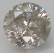 1.27 Carat Fancy Silver Round Brilliant Natural EARTH MINED Loose Diamond 7.02mm *360 PROFESSIONAL VIDEO & PICTURES