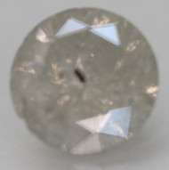 1.44 Carat Fancy Gray Round Brilliant Natural EARTH MINED Loose Diamond 6.94mm *360 PROFESSIONAL VIDEO & PICTURES