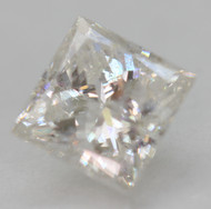 0.74 CARAT G COLOR SI2 PRINCESS NATURAL EARTH MINED LOOSE DIAMOND FOR JEWELRY 5.07X4.97MM *360 REAL VIDEO & PICTURES