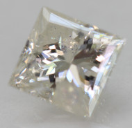 0.95 CARAT H COLOR PRINCESS NATURAL EARTH MINED LOOSE DIAMOND FOR JEWELRY 5.69X5.45MM *360 PROFESSIONAL VIDEO & PICTURES